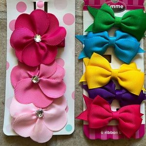 Hair Bow/Flower Clips